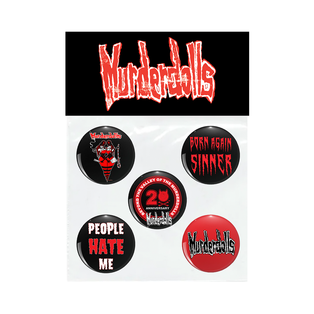 Murderdolls - Button Badge Set (Pack of 5)