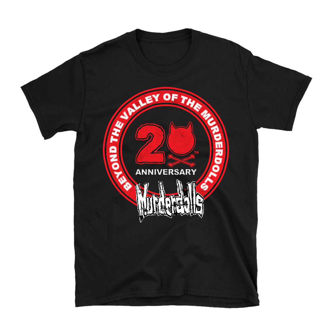 Murderdolls - 20th Anniversary Crest T-Shirt - Black