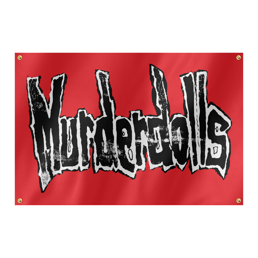 Murderdolls - Logo Flag - Red